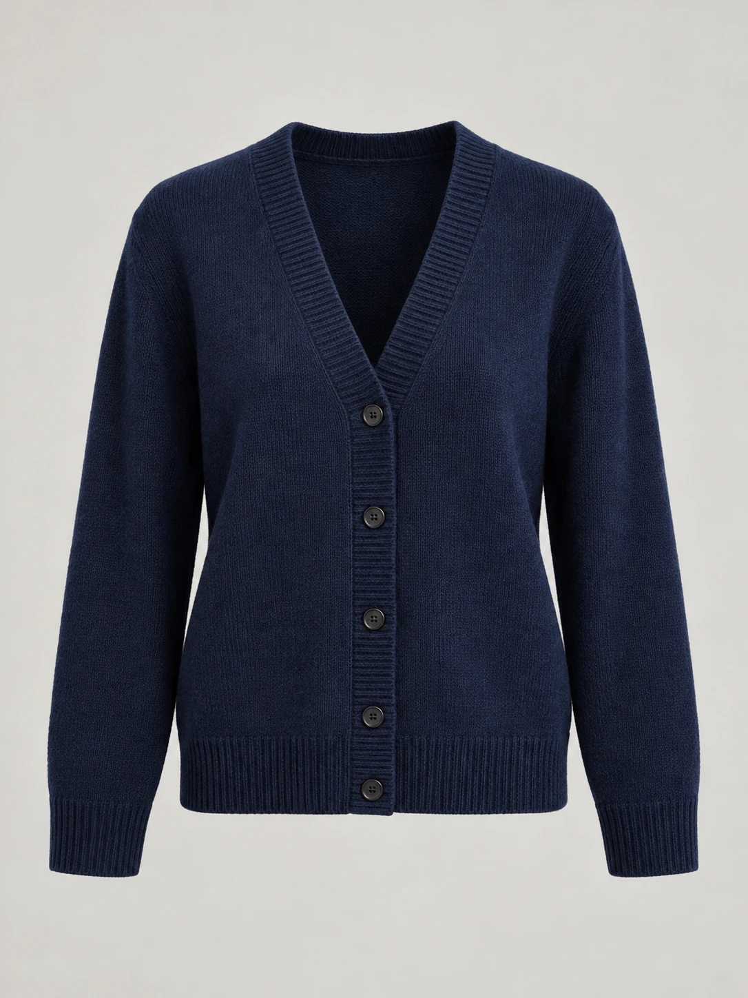 Archive Wool Cardigan in Deep navy